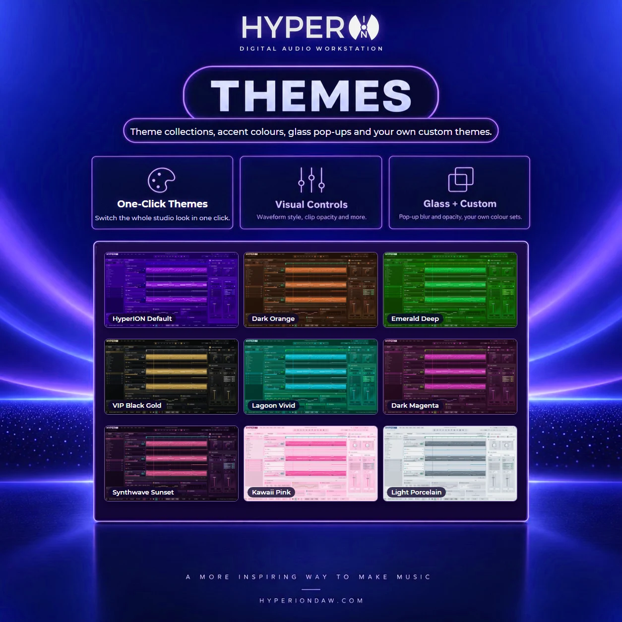 HyperION DAW themes